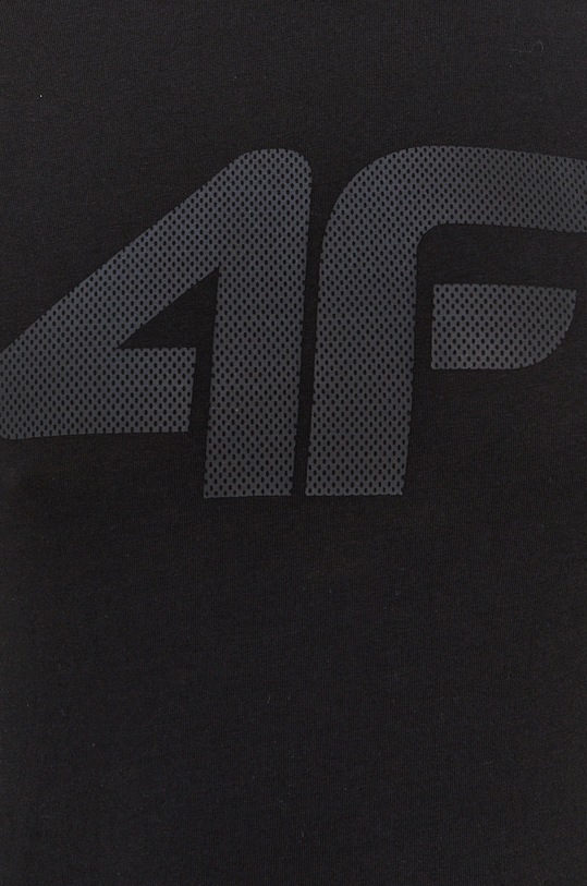 4F Tricou din bumbac NOSH4.TSM353 negru