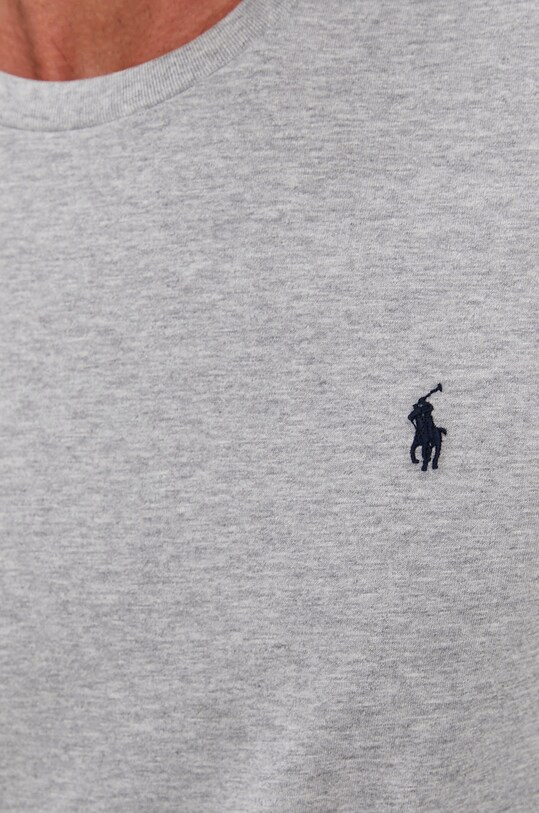 Bavlněné tričko Polo Ralph Lauren 714844756003 šedá