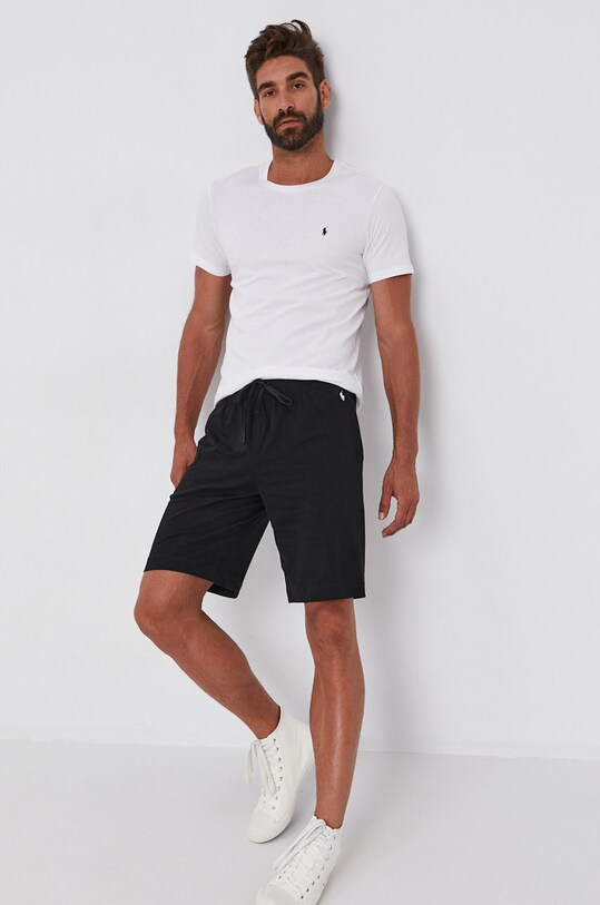 Polo Ralph Lauren pamut póló 714844756004 fehér AW21