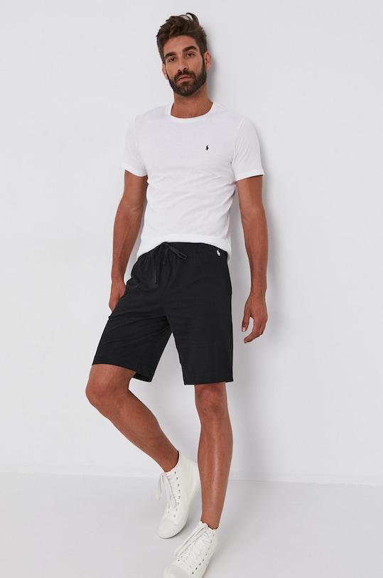 Bavlnené tričko Polo Ralph Lauren 714844756004 biela AW21