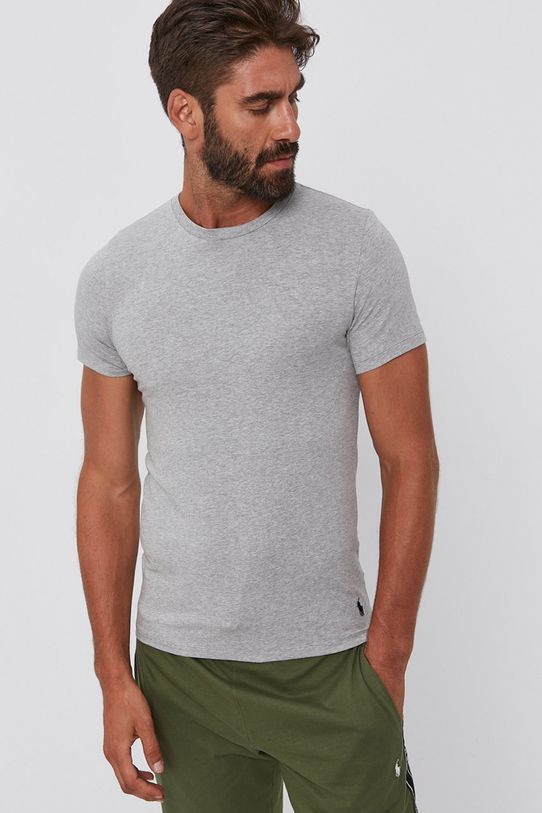 Polo Ralph Lauren T-shirt (2-pack) 714835960003 z elastanem szary 714835960003
