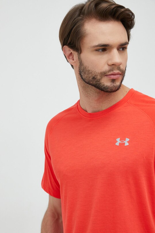 Under Armour tricou de alergare rosu 1361469