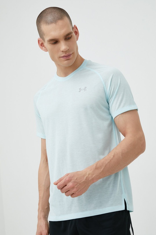 Bežecké tričko Under Armour jednofarebný modrá 1361469