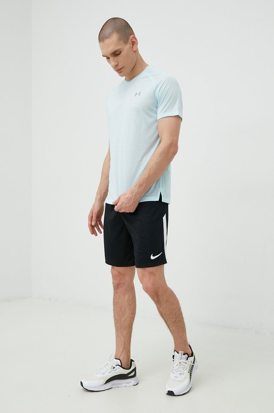 Bežecké tričko Under Armour 1361469 modrá AW23