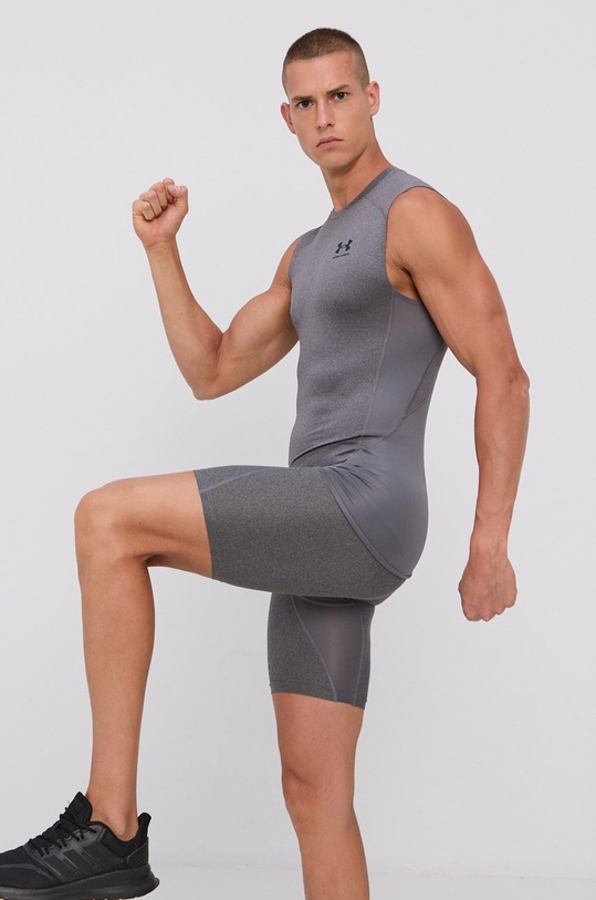 Tričko Under Armour 1361522 1361522 sivá AW21