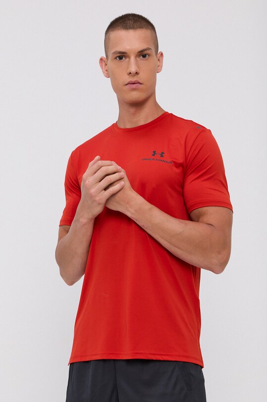 Under Armour t-shirt treningowy Rush Energy 1366138 czerwony SS23