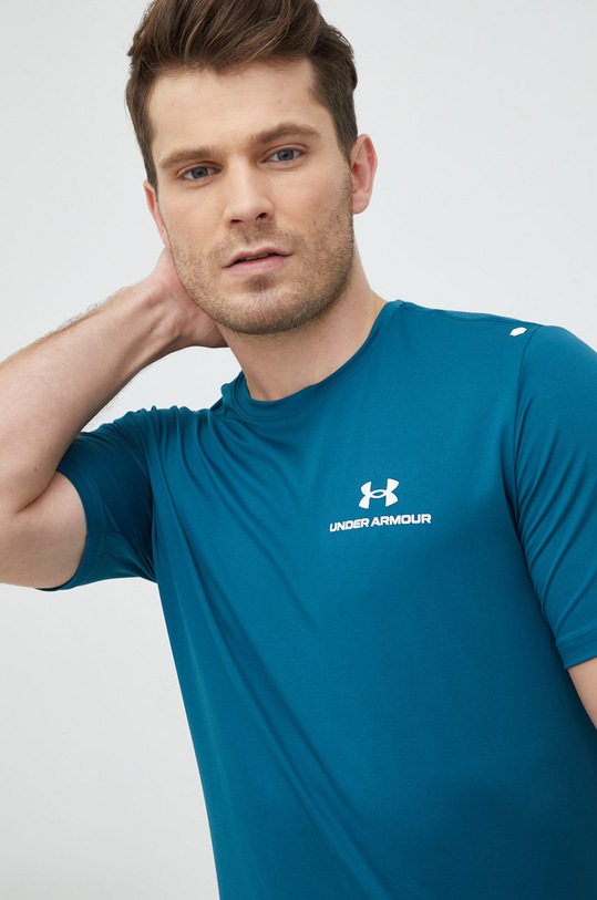 Under Armour t-shirt treningowy Rush Energy z elastanem zielony 1366138