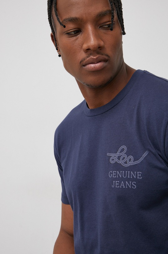 Lee Tricou din bumbac bleumarin L60SFE35