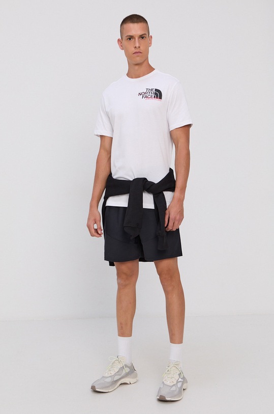 The North Face Tricou din bumbac NF0A5ICOFN41 alb AW21