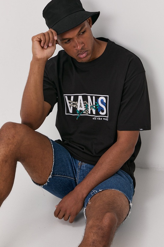 Tričko Vans potisk černá VN0A5KCMBLK1
