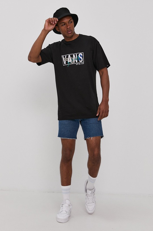 Tričko Vans VN0A5KCMBLK1 černá AW21