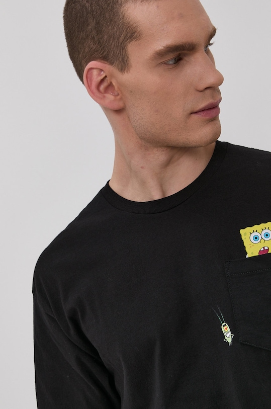 Vans T-shirt x Spongebob VN0A5KCXZAX1 czarny
