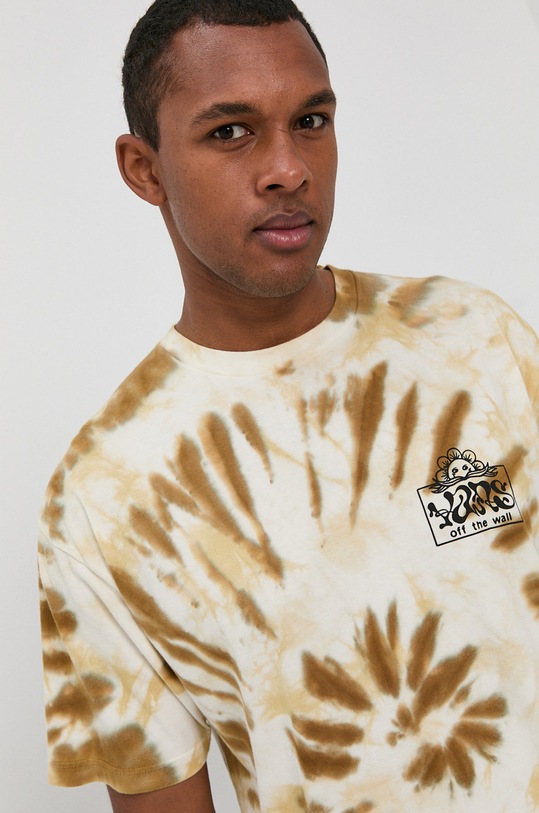 Vans T-shirt bawełniany zielony VN0A5FQYZ821