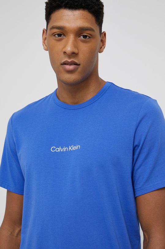 Calvin Klein Underwear T-shirt piżamowy niebieski 000NM2170E.4890
