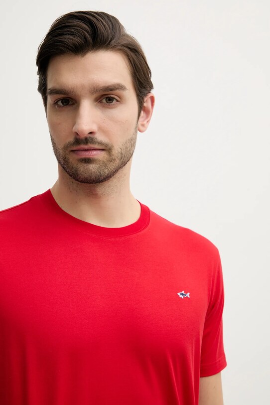 Paul&Shark tricou din bumbac rosu C0P1092