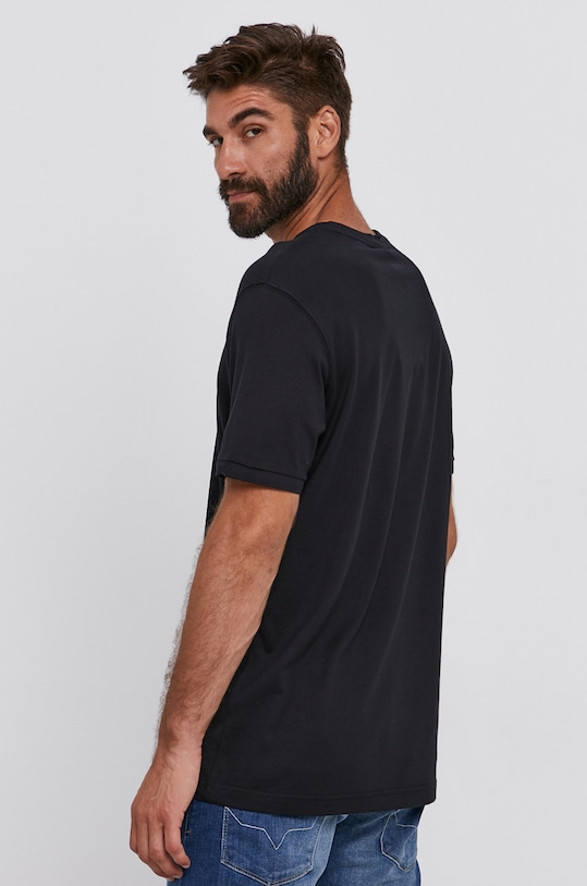 Odzież Paul&Shark T-shirt bawełniany C0P1096 czarny