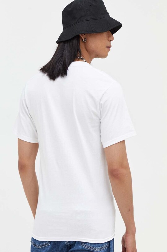 Odzież HUF t-shirt bawełniany ts01579 biały