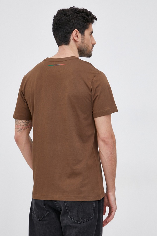 Odzież Lamborghini T-shirt bawełniany 71XBH004 brązowy