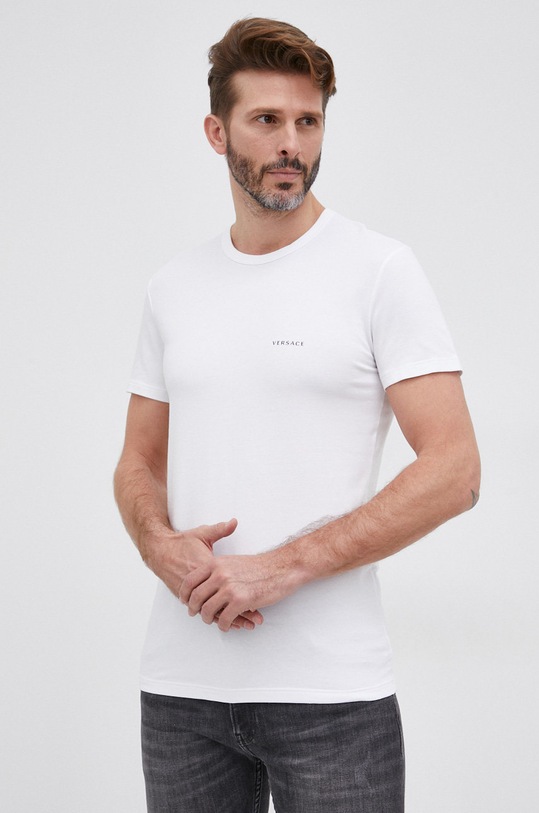 Versace t-shirt AUU04023 biały AA00