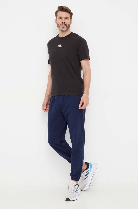 Βαμβακερό μπλουζάκι Helly Hansen YU PATCH T-SHIRT 53391 μαύρο AW23
