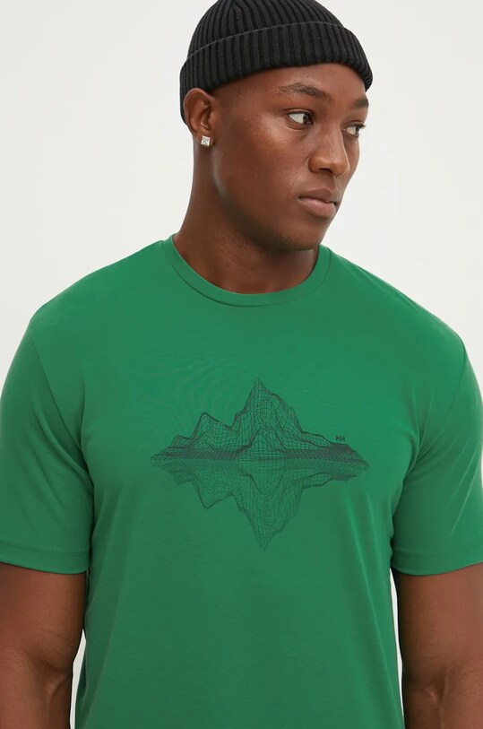 Футболка Helly Hansen зелений 63082