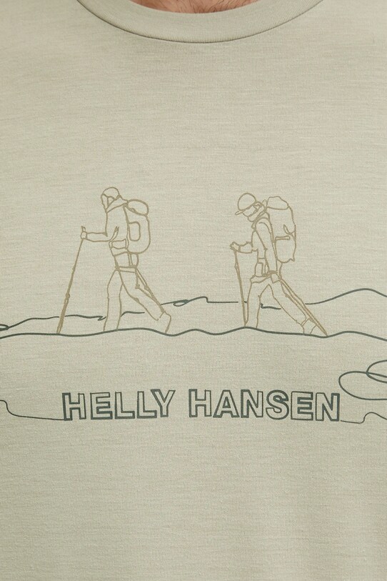 Футболка Helly Hansen SKOG RECYCLED GRAPHIC 63082 зелений