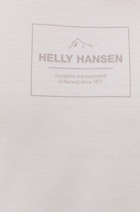 Μπλουζάκι Helly Hansen 63082 μπεζ