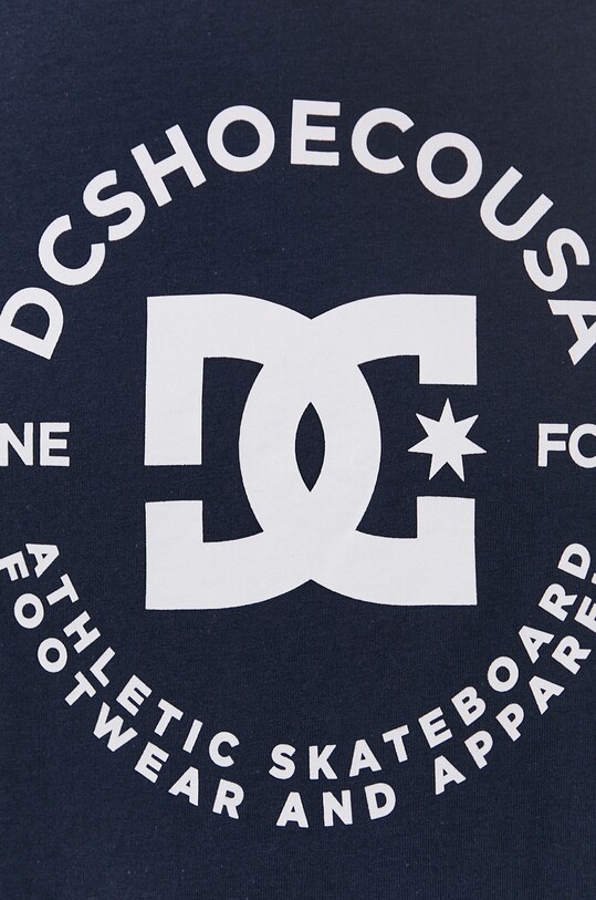 DC t-shirt bawełniany ADYZT04990 granatowy