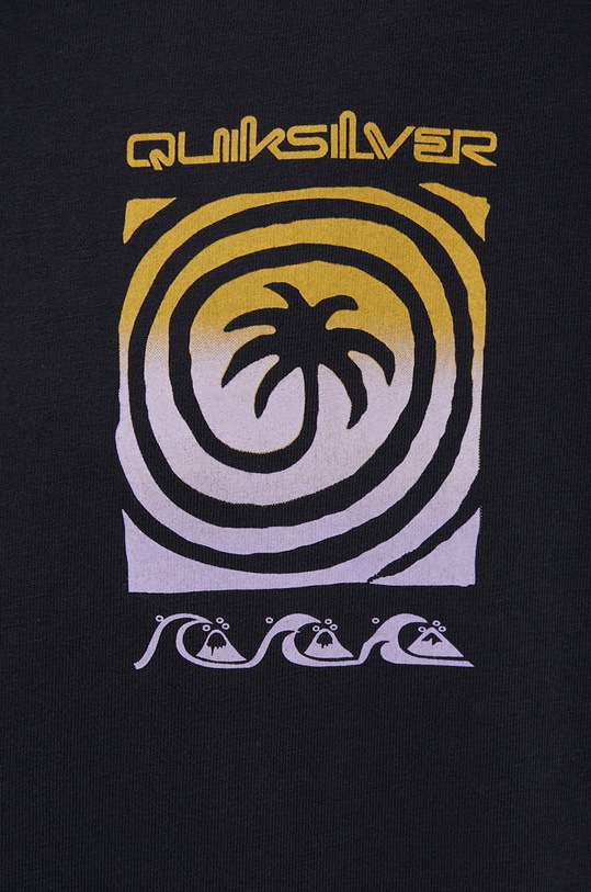 Bavlnené tričko Quiksilver EQYZT06560 čierna