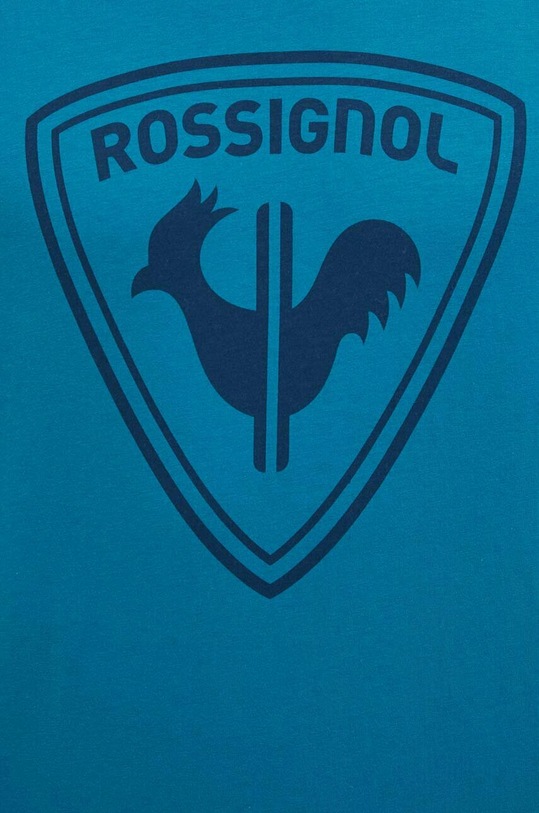 Rossignol t-shirt bawełniany RLKMY04 turkusowy