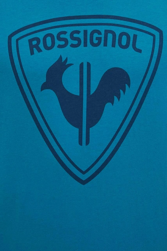 Rossignol t-shirt bawełniany RLKMY04 turkusowy