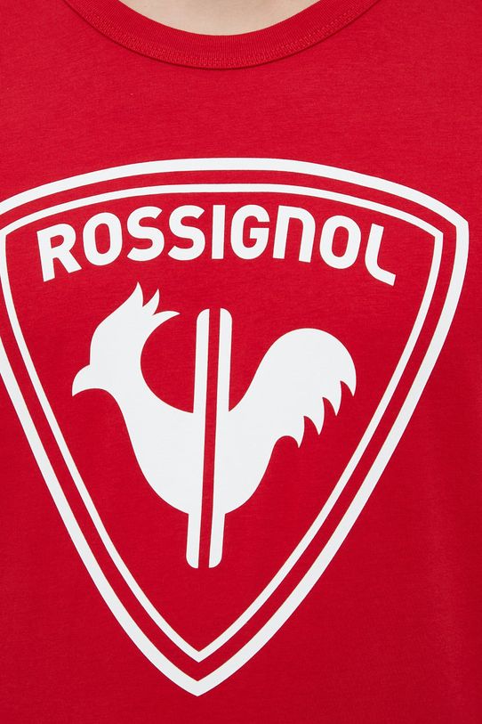 Бавовняна футболка Rossignol RLKMY04 червоний