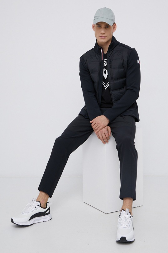 Bavlněné tričko Rossignol RLKMY04 černá SS23