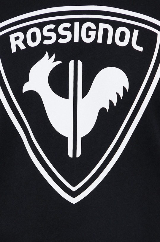Bavlněné tričko Rossignol RLKMY04 černá