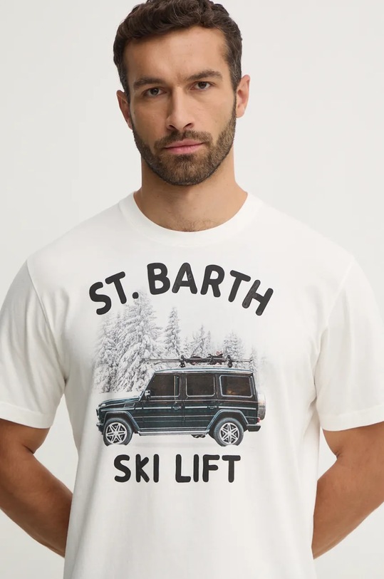 MC2 Saint Barth t-shirt in cotone beige ARN0001