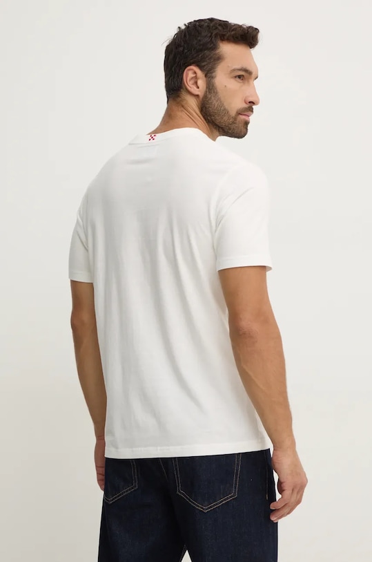 Odzież MC2 Saint Barth t-shirt bawełniany ARN0001 beżowy