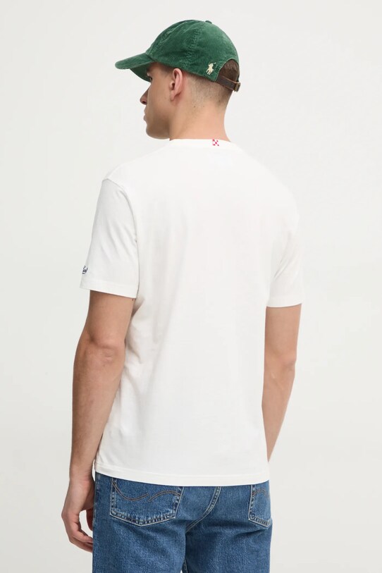 Îmbrăcăminte MC2 Saint Barth tricou din bumbac ARN0001 bej