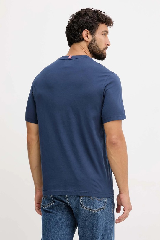 Oblečenie Bavlnené tričko MC2 Saint Barth ARN0001 tmavomodrá