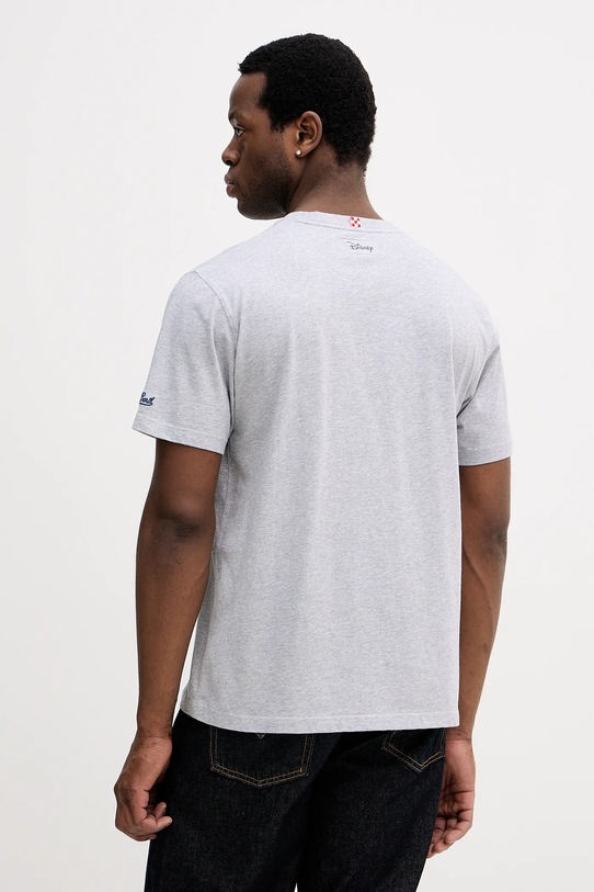 Odzież MC2 Saint Barth t-shirt bawełniany ARN0001 szary