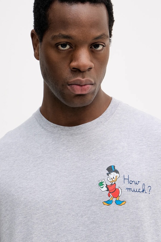 MC2 Saint Barth t-shirt bawełniany szary ARN0001