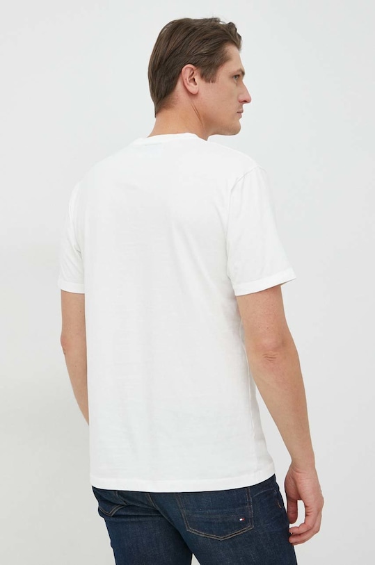 Oblečení Bavlněné tričko MC2 Saint Barth ARN0001 bílá