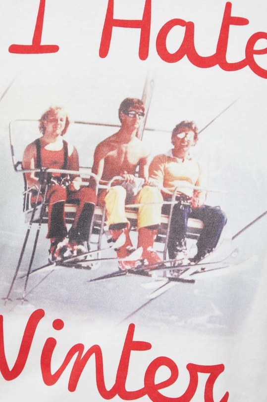 Bavlněné tričko MC2 Saint Barth ARN0001 bílá