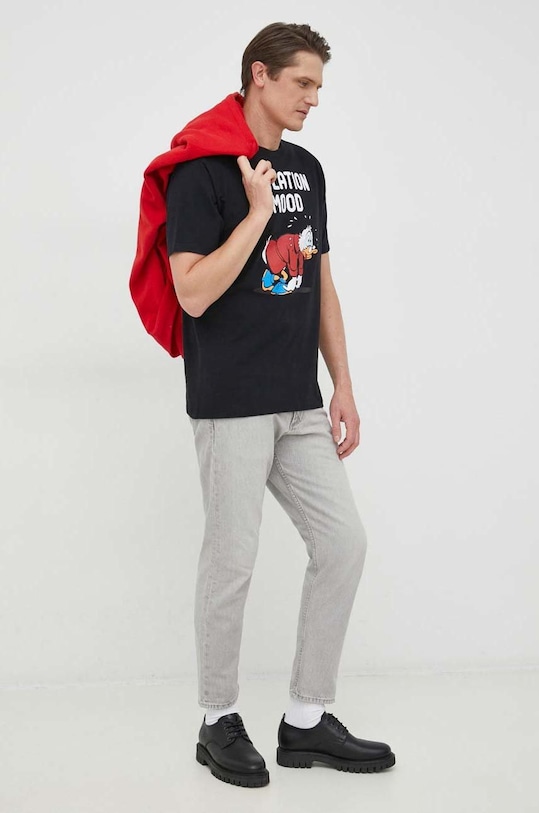 MC2 Saint Barth t-shirt bawełniany ARN0001 czarny AA00