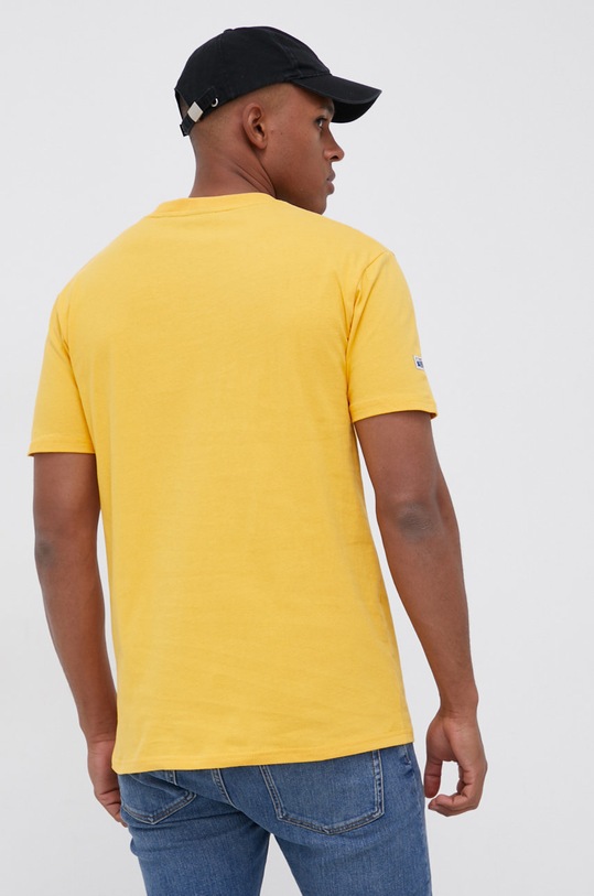 Odzież Superdry T-shirt bawełniany M1011213A.RUA żółty