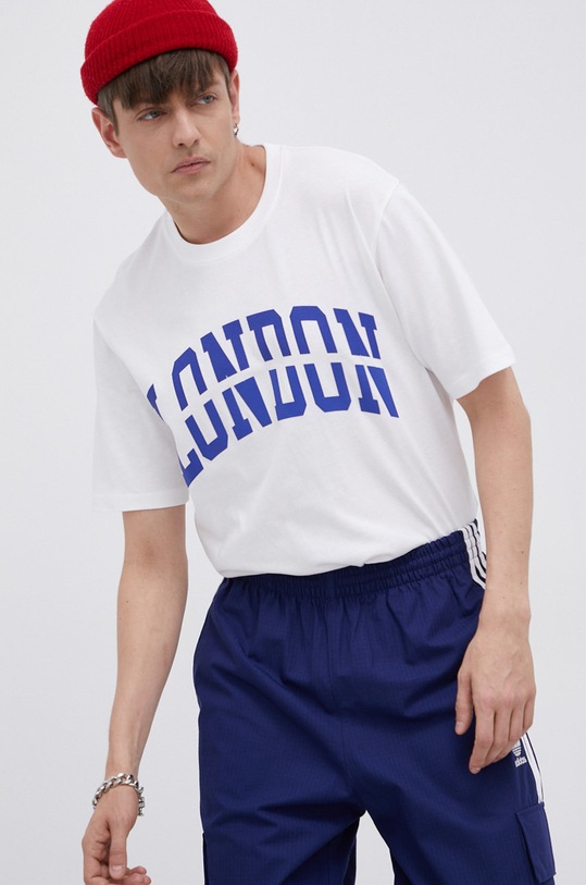 Bavlněné tričko Superdry bílá M1011226A.01C