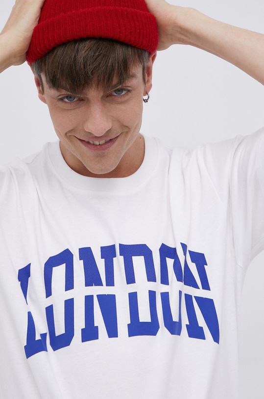 Bavlněné tričko Superdry M1011226A.01C bílá