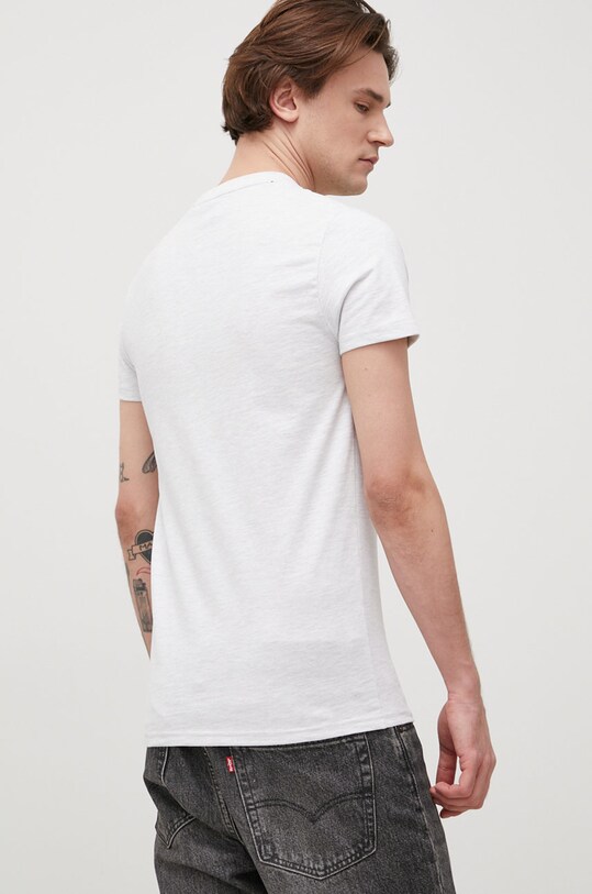 Odzież Superdry t-shirt M1011355A.54G szary