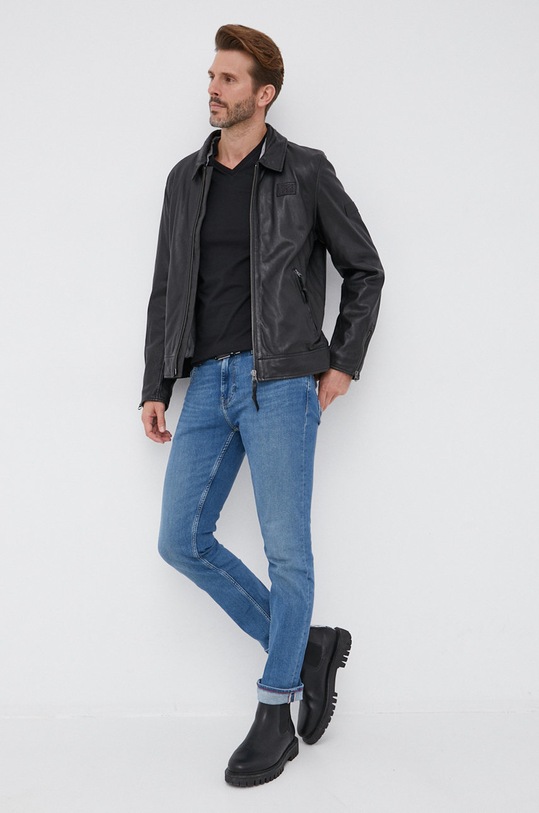 Gant T-shirt bawełniany 234104 234104 czarny SS24