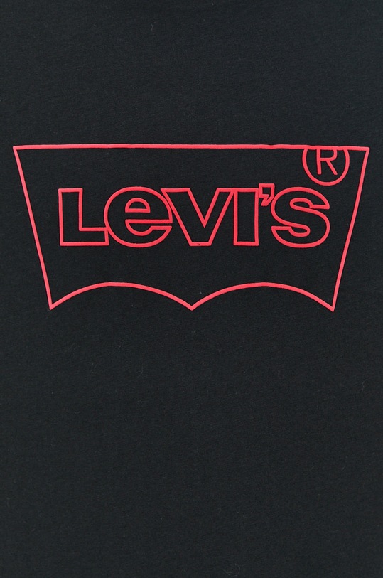 Levi's T-shirt bawełniany czarny A2823.0005