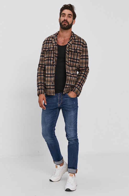 United Colors of Benetton t-shirt 3OP82H257.100 fekete AA00